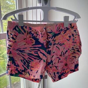 Lilly Pulitzer Pink and Blue Bermuda Shorts